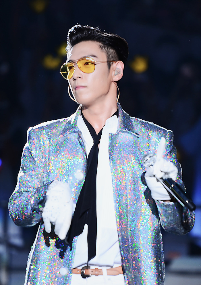 T.O.P performing at BIGBANG's 0.TO.10 concert in Seoul in 2016